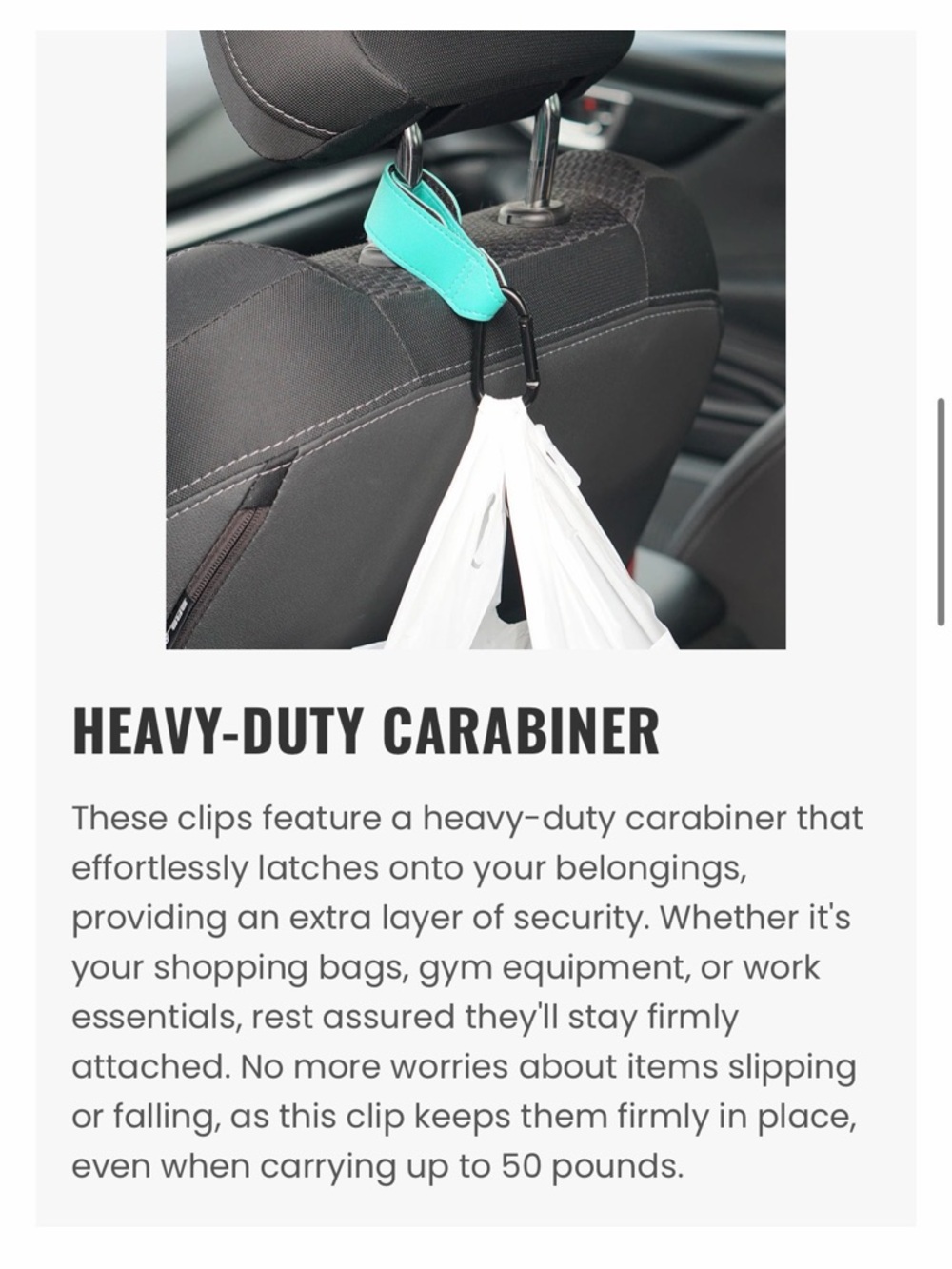 Mobility Clip Strap (Pick One) - Picture 3 of 11